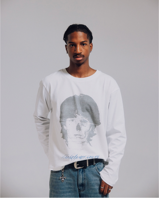 "MURDER YOUR MEMORY" TEE - BONE WHITE