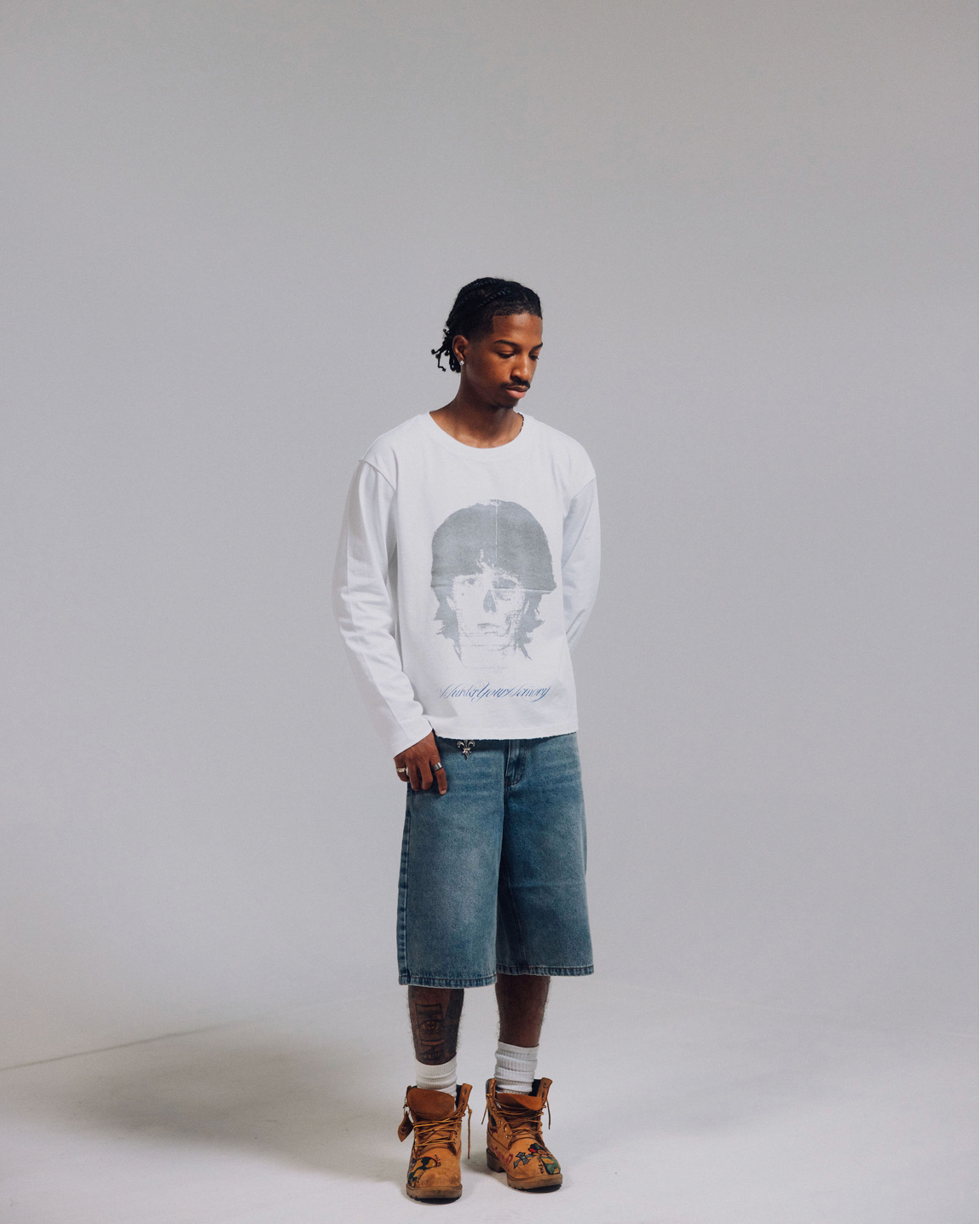 "MURDER YOUR MEMORY" TEE - BONE WHITE