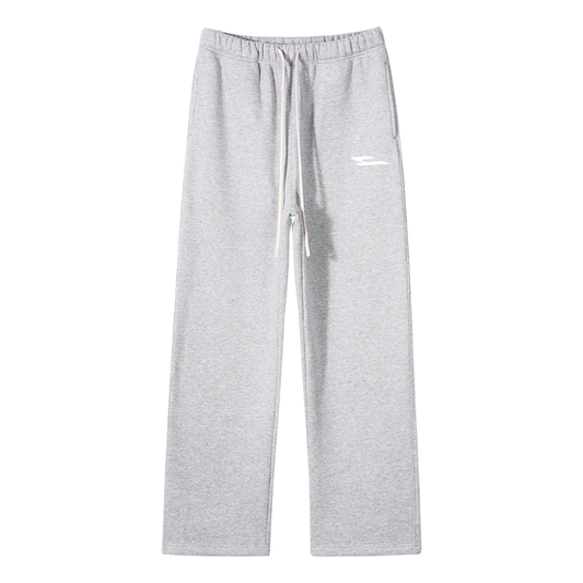 Logo Straight Leg Sweats (M)- Grey